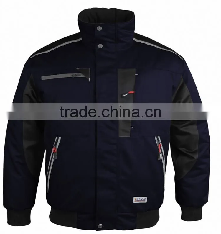 Hot selling Safety garment men Winter bomber jacket pilot jacket with waterproof EN343