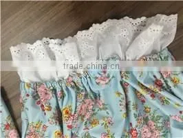 Children swimsuit three-piece floral bikinifloral bikini girls swimwear