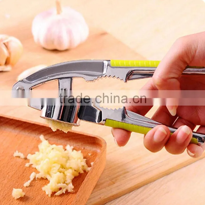 Kitchen Vegetable Presser Accessories Gadegt Cooking Alloy Ginger Crusher Stainless Steel Garlic Presse
