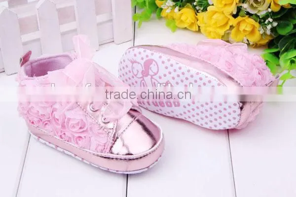Fashion New Baby Girls First Walkers Flowers Shoes