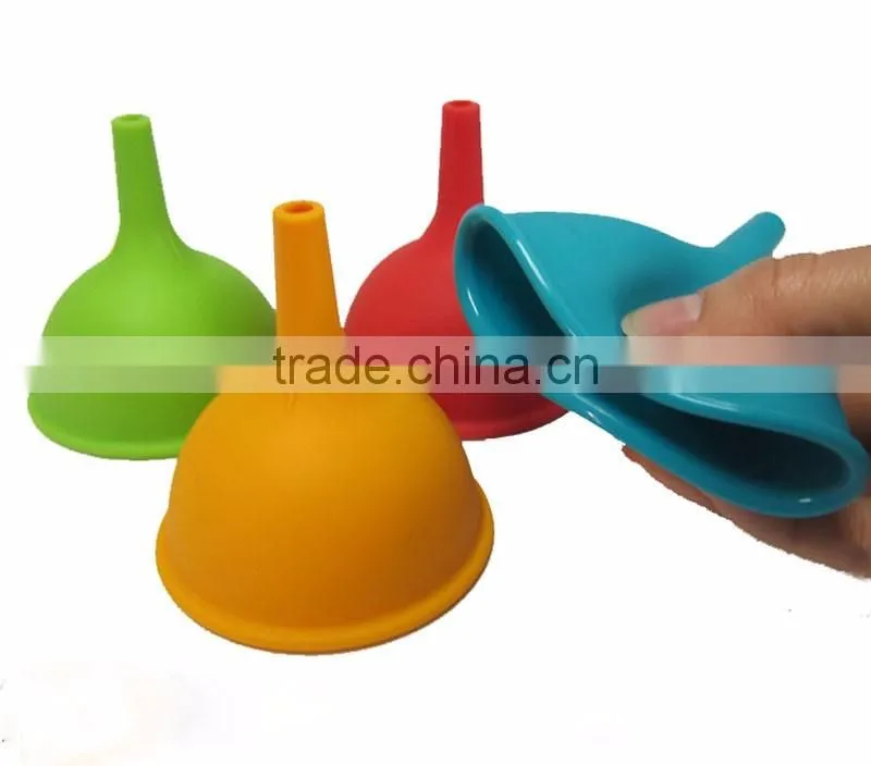 New product mini silicone oil funnel for cooking tools