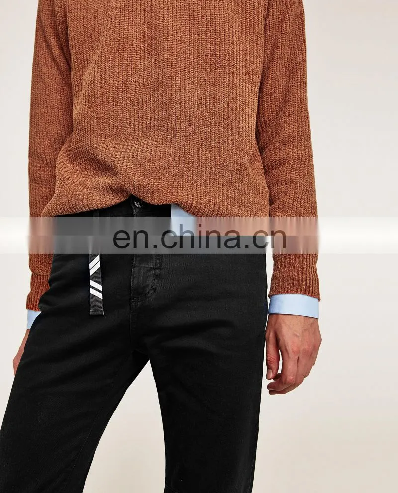 New Design OEM Custom Mens Casual Skinny Fit Chino Pants