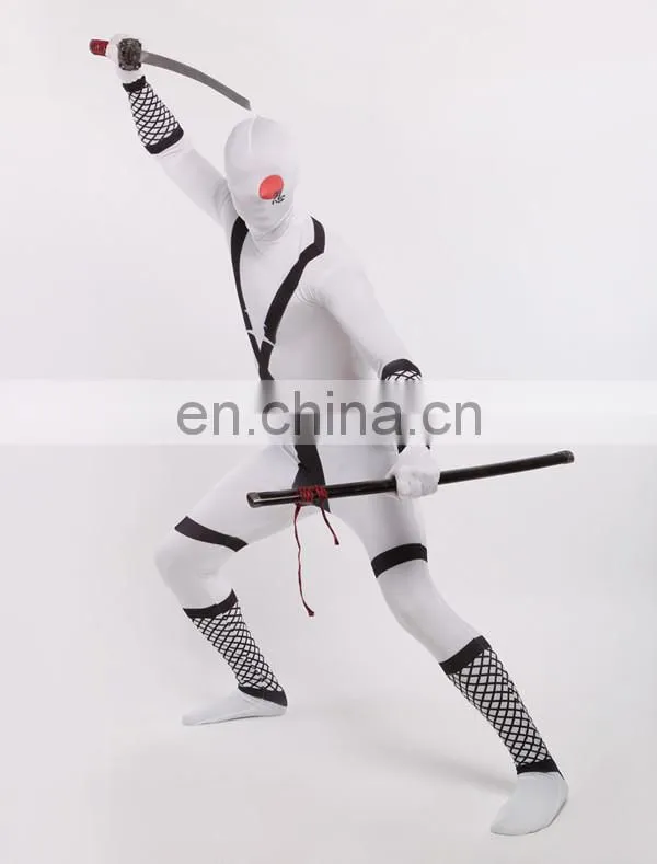 Ninja Costume Adult Full Body Suit 2nd Skin Zentai Halloween Fancy Dress