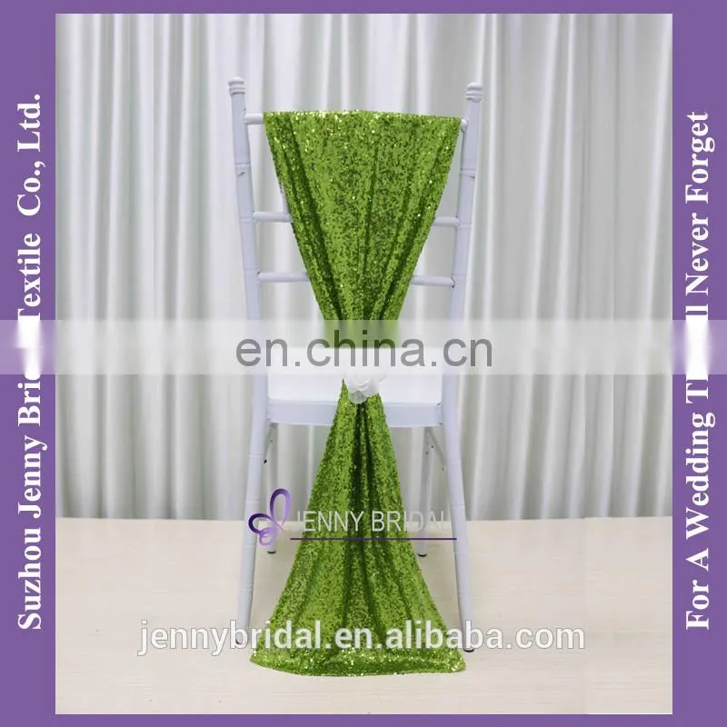 C385#15 lime green sequin sash fabric graduation sash and bachelorette sash