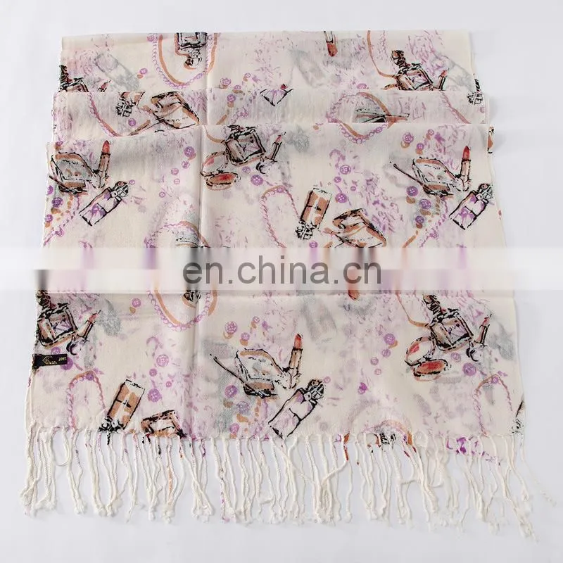 Hot New Soft Wool Cashmere Pashmina Embroidered Shawl Shawls/Scarf Scarves Wrap