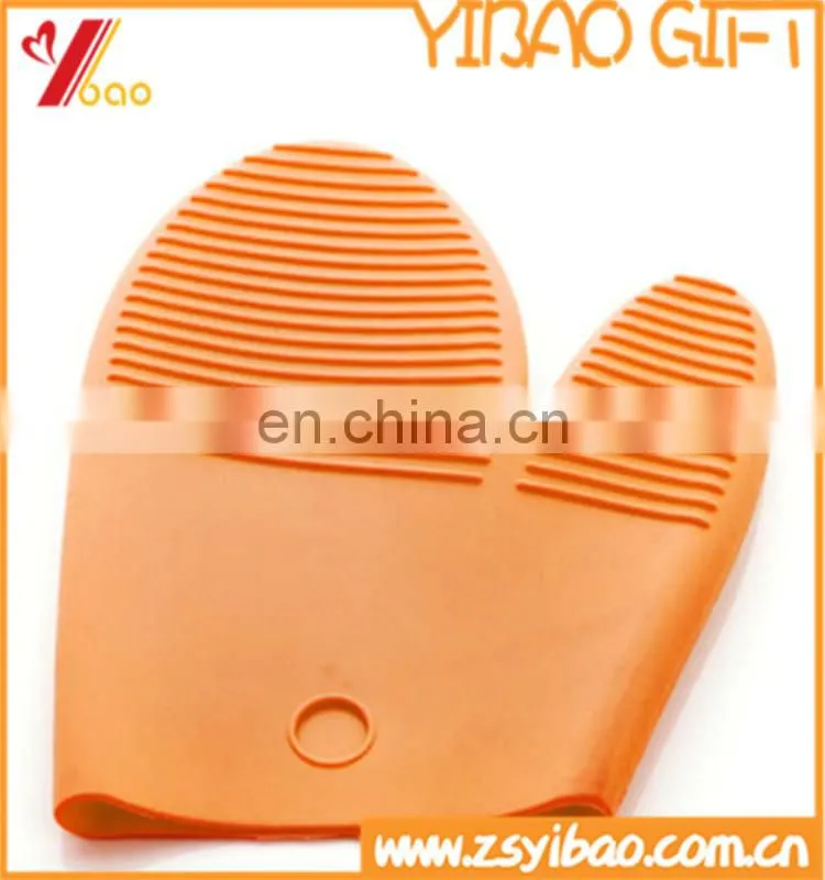 Customize food-grade BBQ heat resistant silicone baking gloves for cooking