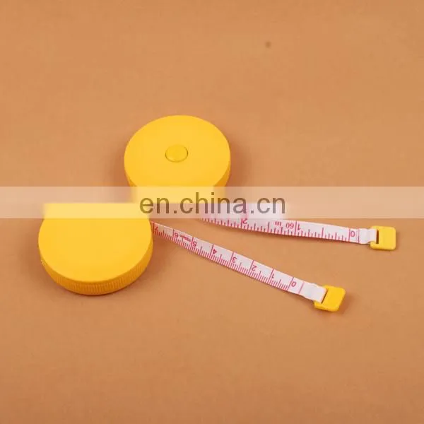 plastic tape measure with different color