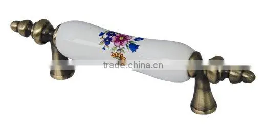 flower Ceramic handle E-003 for furniture