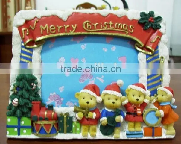 Unique Design Resin Photo Frame, Merry Chrismas Decoration, Promotional Gifts,