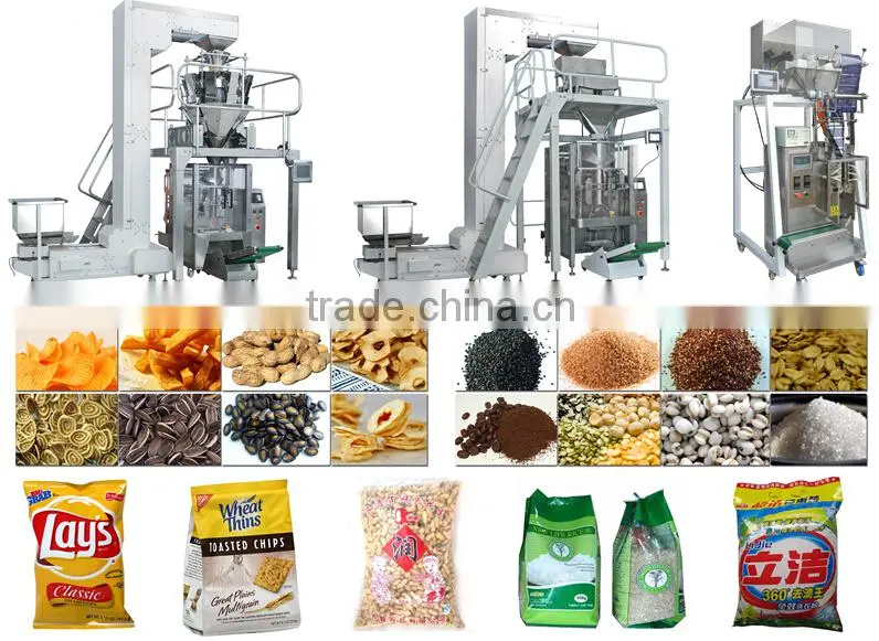 Multi-lane washing powder filling and packing machine