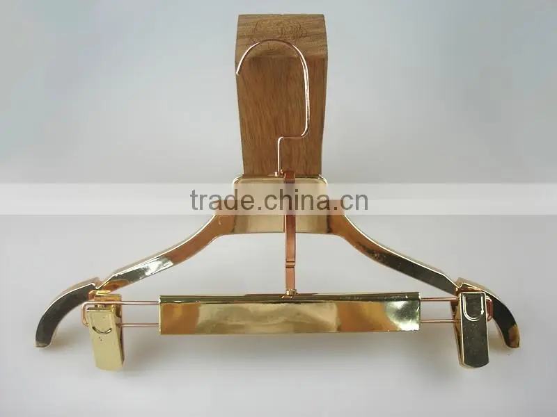 IMY-519 plating plastic copper pants hangers clamp