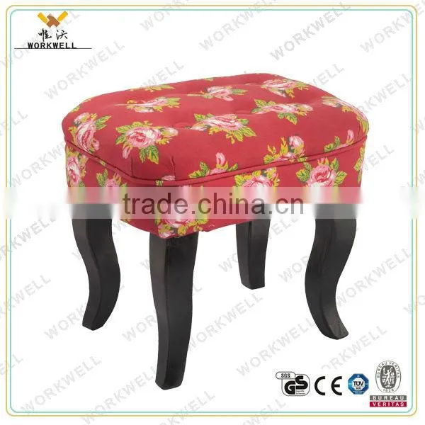 WorkWell upholstered wood and classic children sofa with fabric Kw-D4038