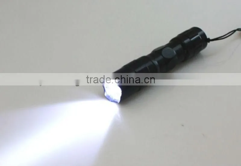 2013 rechargeable mini LED flashlight