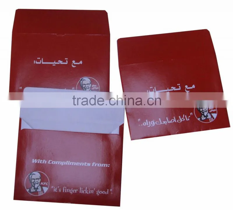 Decorative handmade karft paper envelope printing