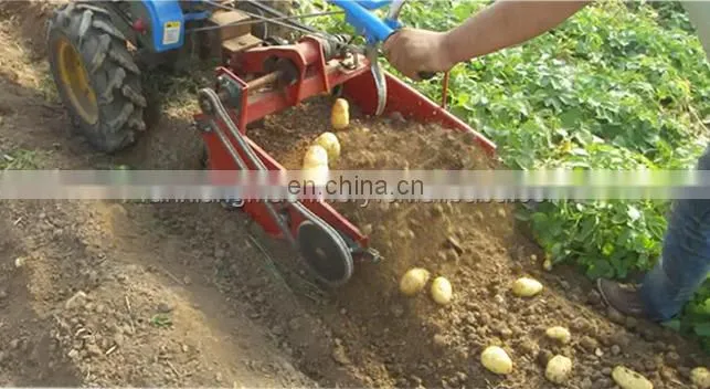Tractor mounted yam harvester 2 rows sweet potato harvester