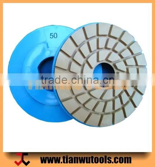 Resin diamond edge profiling tools for marble and granite