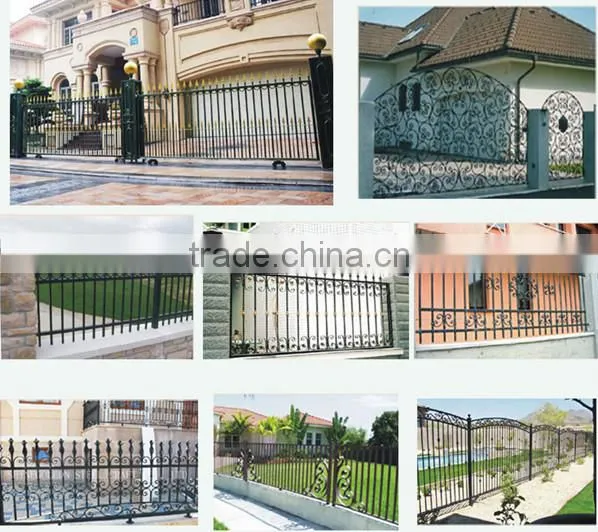 Cheap price finishing steel fence for city building