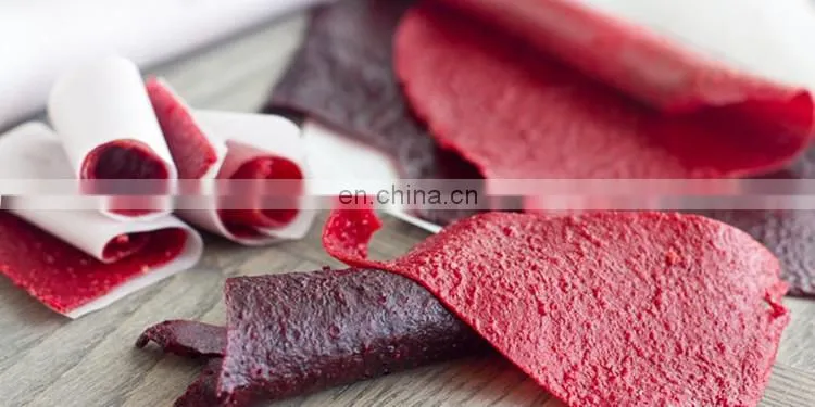 commercial fruit leather snack production line