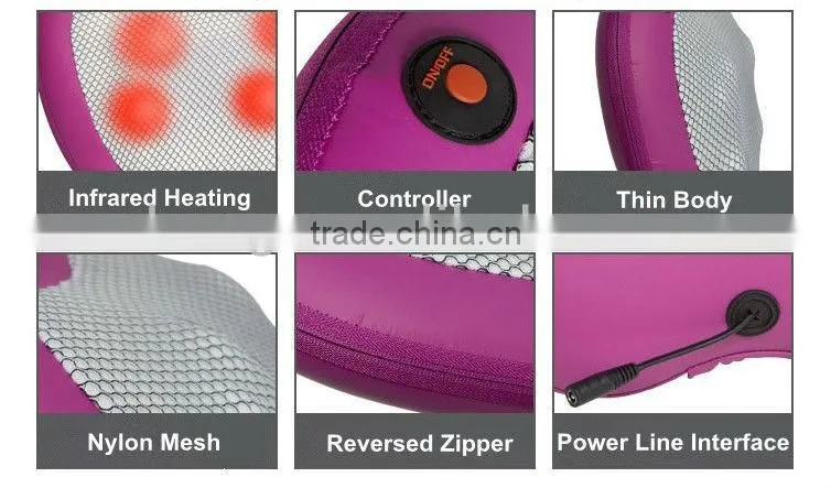 Apple Shape Car Smart Massage Pillow
