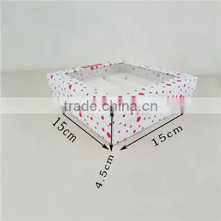 2014 new custom gifts & crafts cardboard box with clear window