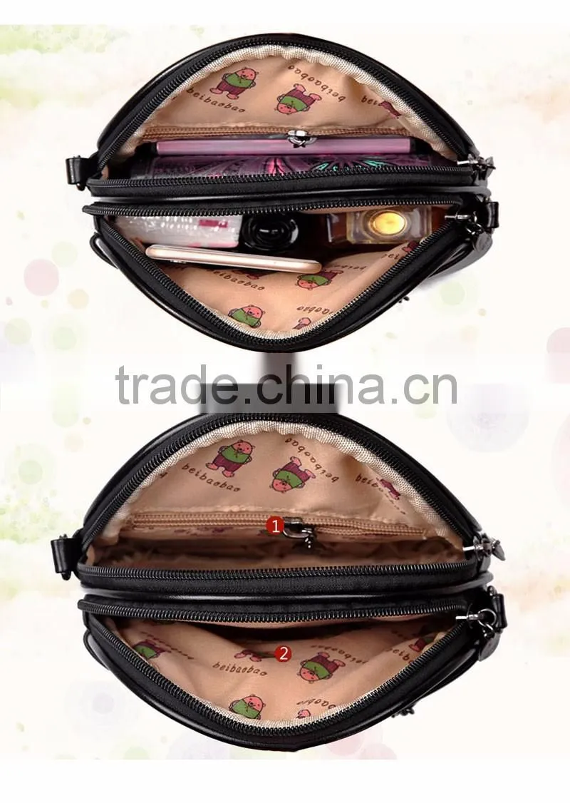 Ladies luxury Messenger PU Leather Lady Bag Shoulder Crossbody Bags For Women