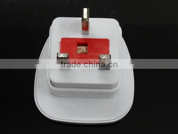 SAA BSI Approved 13A fuse UK Malaysia Singapore Ireland Saudi Arabia Type G to South Africa Type M plug travel adapter converter