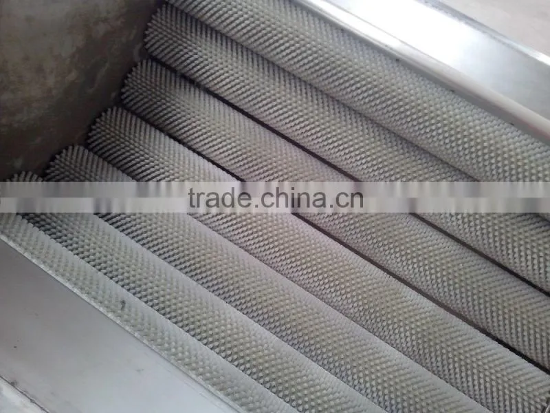 high efficiency stainless steel potatoes/carrots washing machine and peeling machine