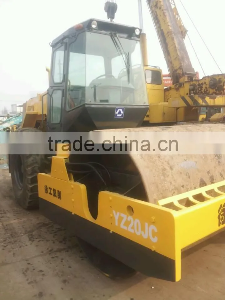 used 20 ton XCMG hydraulic single drum soil roller compactor XCMG YZ20JC road roller
