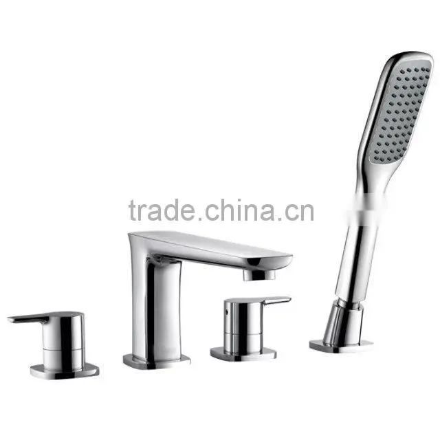 CURNEAL Hot and Cold Deck Mounted Bathtub Mixer