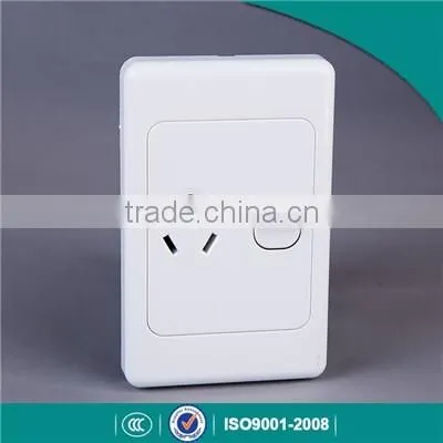 Australia standard vertical type dobule socket with double switch