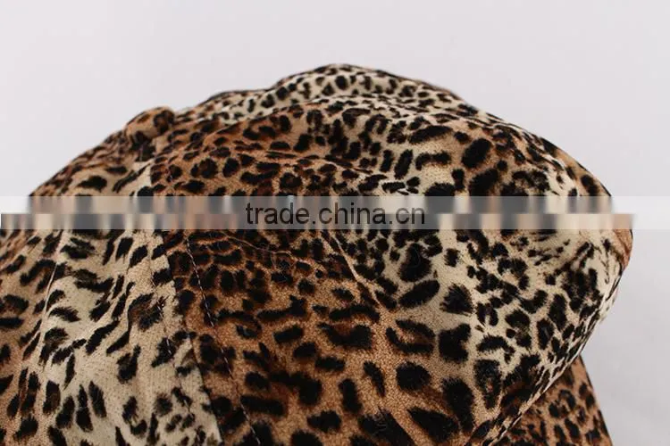 2015 Brand New Children Hats Girl Fashion Leopard Beret Baby Caps for Sale