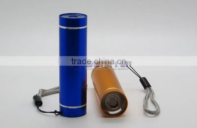 Column Color Portable 1W LED Flashlight