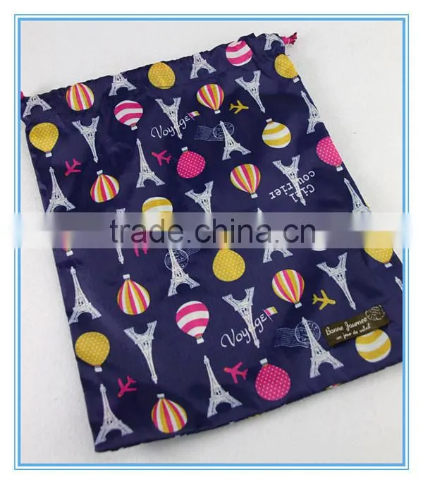 Wholesale cheap custom nylon drawstring bag