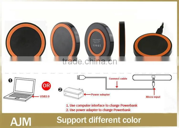 wireless charger for mobile ,ipod,pad USB Devices,fashion style