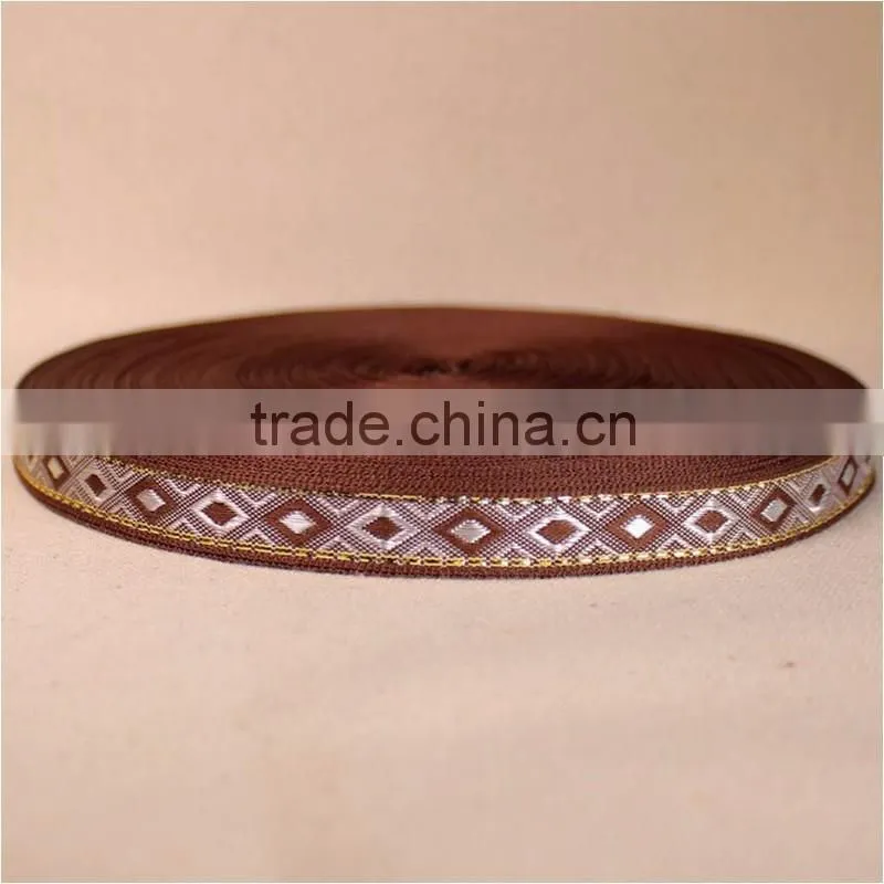 Customized colourful mediterranean style rustic fancy DIY decoration polyester ribbon rolls