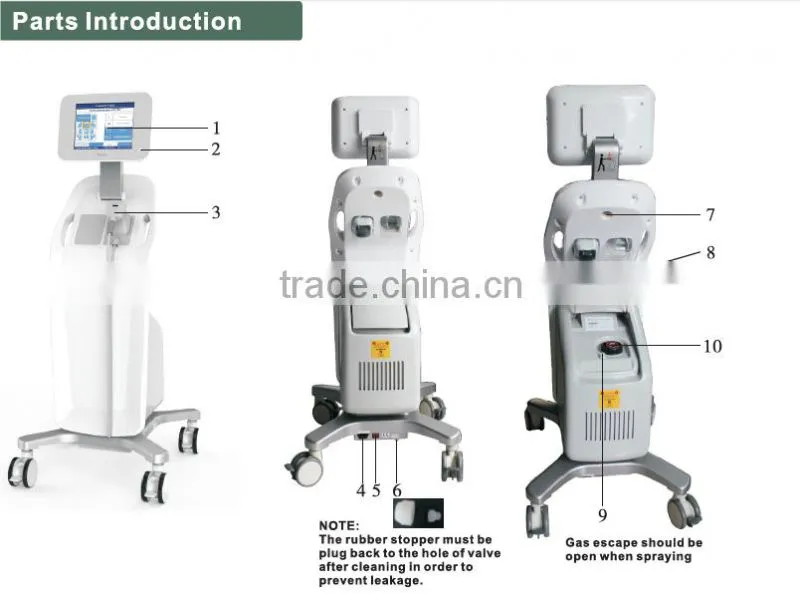 FU-13 HIFU body slimming machine Lipo HIFU Slimming with 8.0mm 13.0mm treatment heads