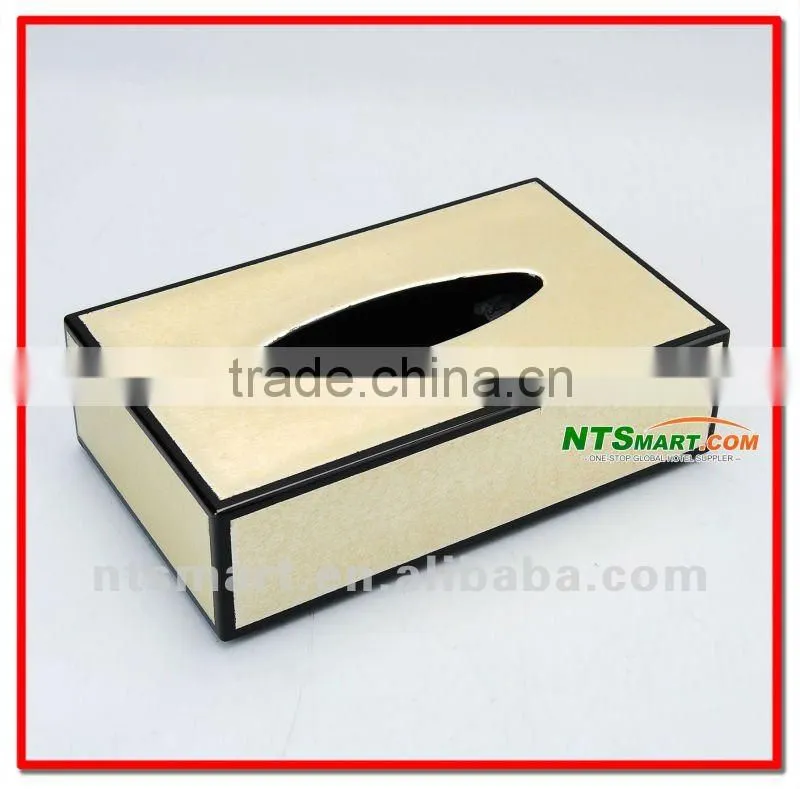 Table Decoration & Accessories Rectangle Leather Tissue Box