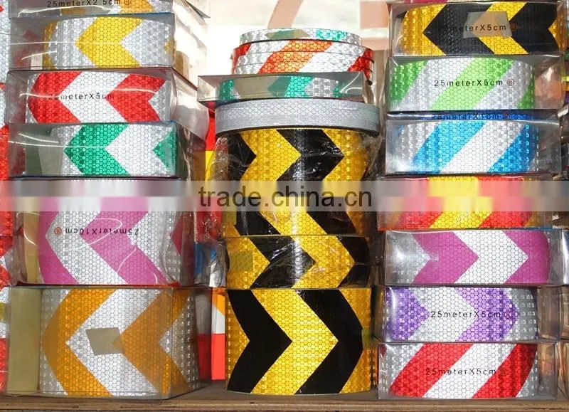 3M reflective tape 983D 5cm*45.7m red with white color