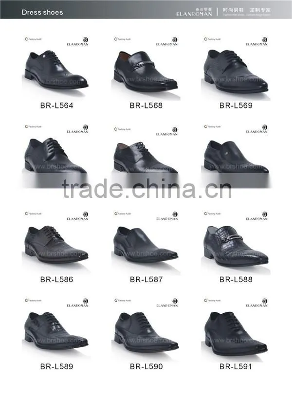 Fashion cheap man leather shoes dress men shoe elanroman men shoe