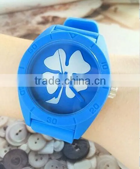 promotional large double face design your own plastic gift watch
