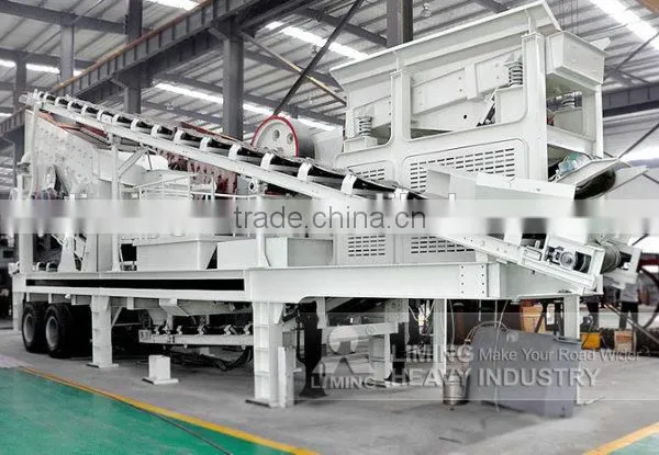 High quality feed opening jaw crusher sand brick making machine with belt conveyor price