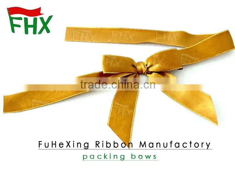 china wholesale slit edge polyester satin ribbon in gift packing decorative