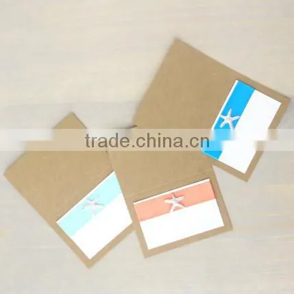 Starfish Table Wedding Beach Table Cards