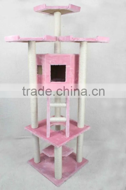 80" Cat Tree Condo Scratcher Post