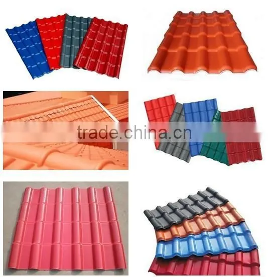 roofing sheets corrugated pvc plastic production line