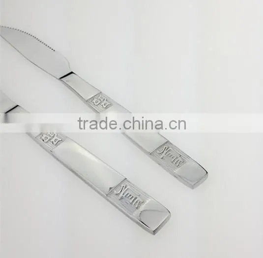 Exquisite stainless steel knife set made in China