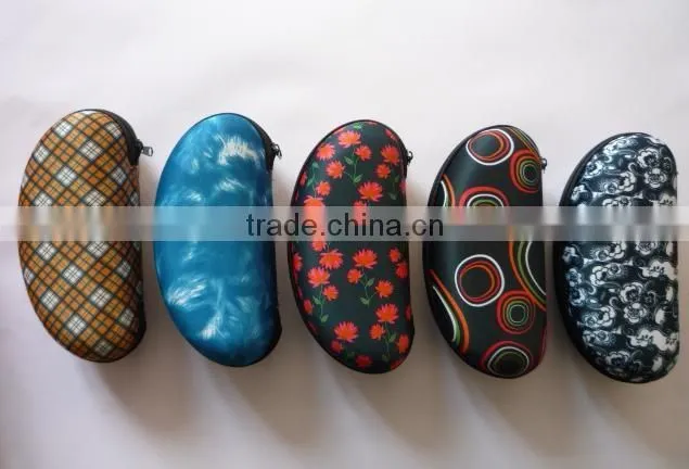 Macarons zipper promotional cheap EVA glasses case