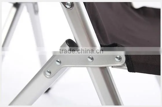 folding outdoor fishing aluminum armrest chair with EN581-1&-2