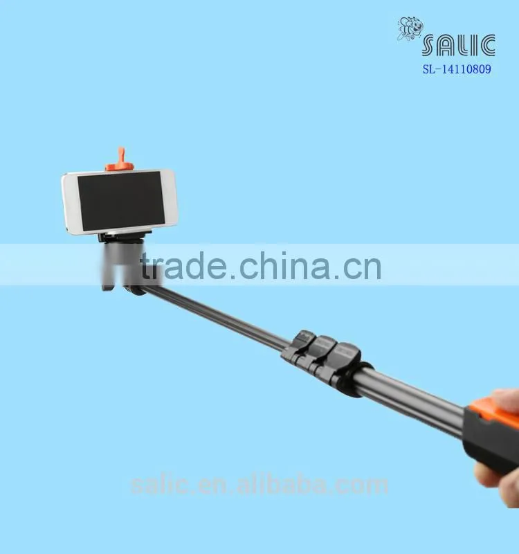 2015 Selfie Stick Extendable hand held Monopod With Shutter Bluetooth