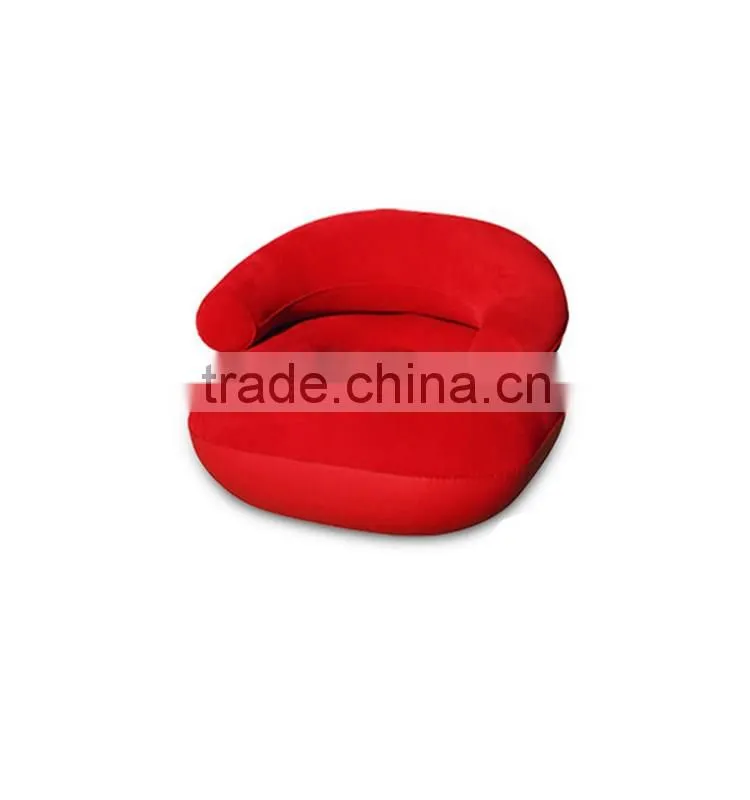 Flocked inflatable pvc sofa